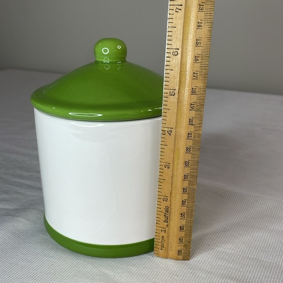 Home For The Holidays Red Cardinal Canister With Lid White Green Christmas Candy - Picture 8 of 9